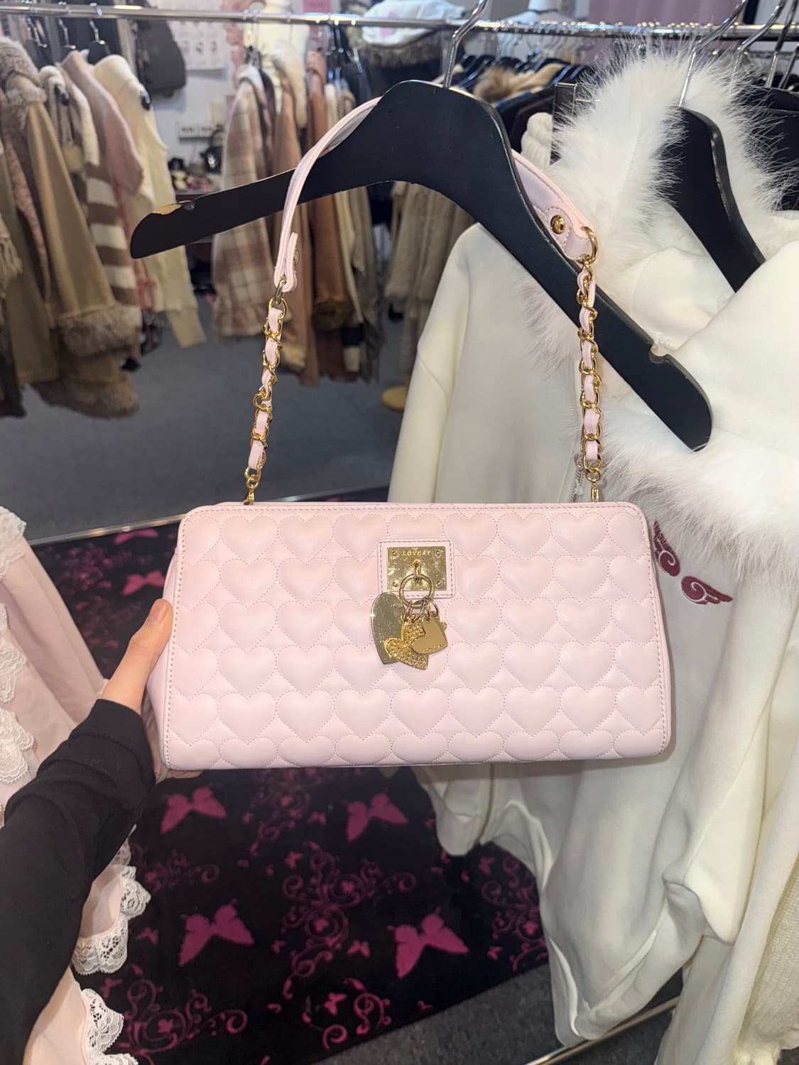 러브캣핑크가방 상품이미지1