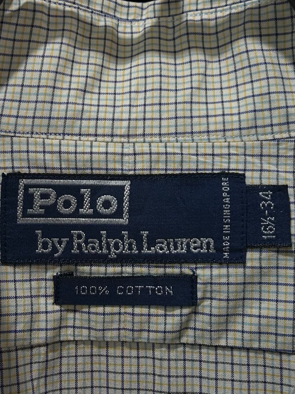 POLO by RALPH LAUREN vtg check shirts 상품이미지3