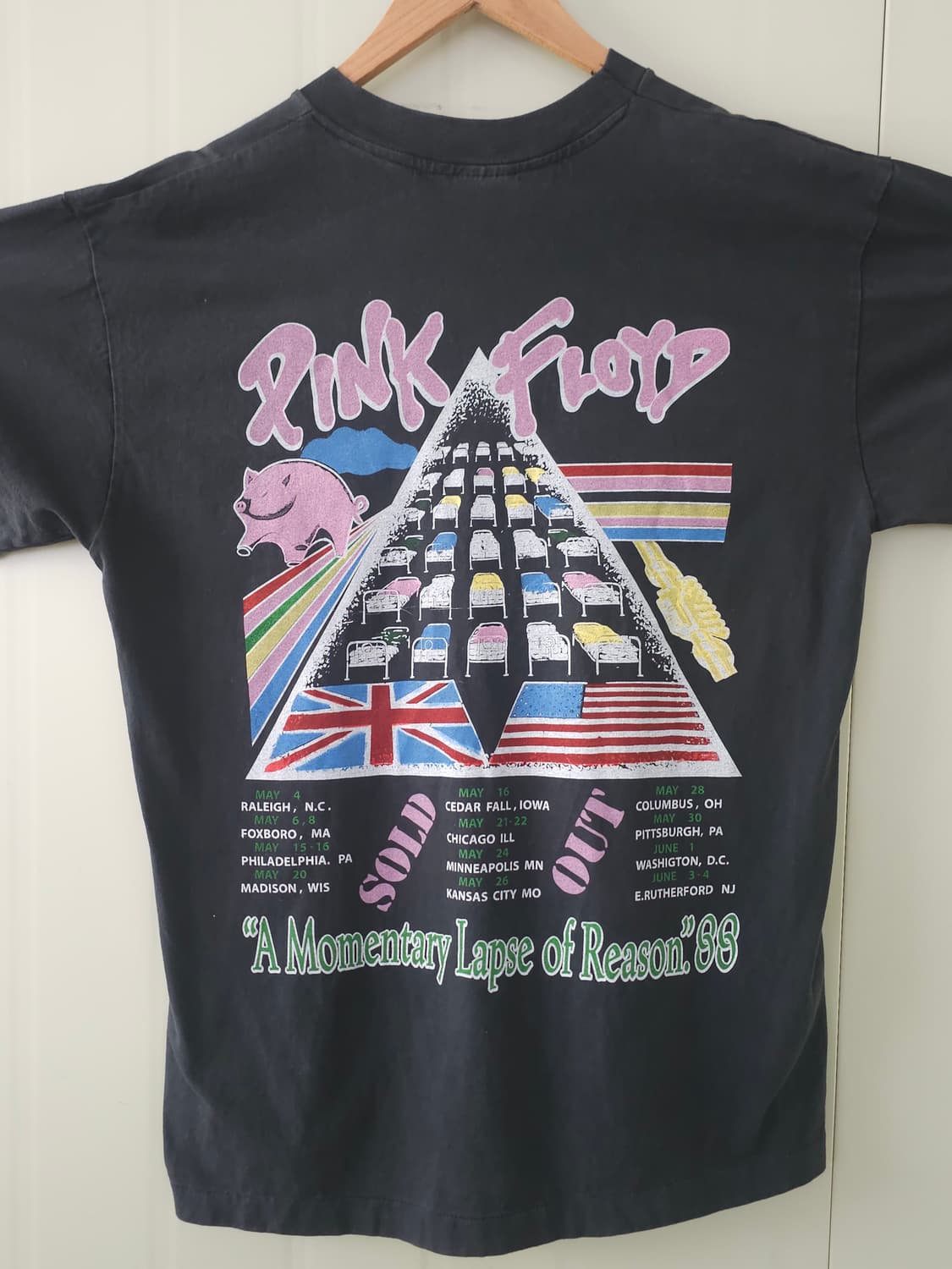 핑크플로이드 빈티지 리프린트 티셔츠 상품이미지2