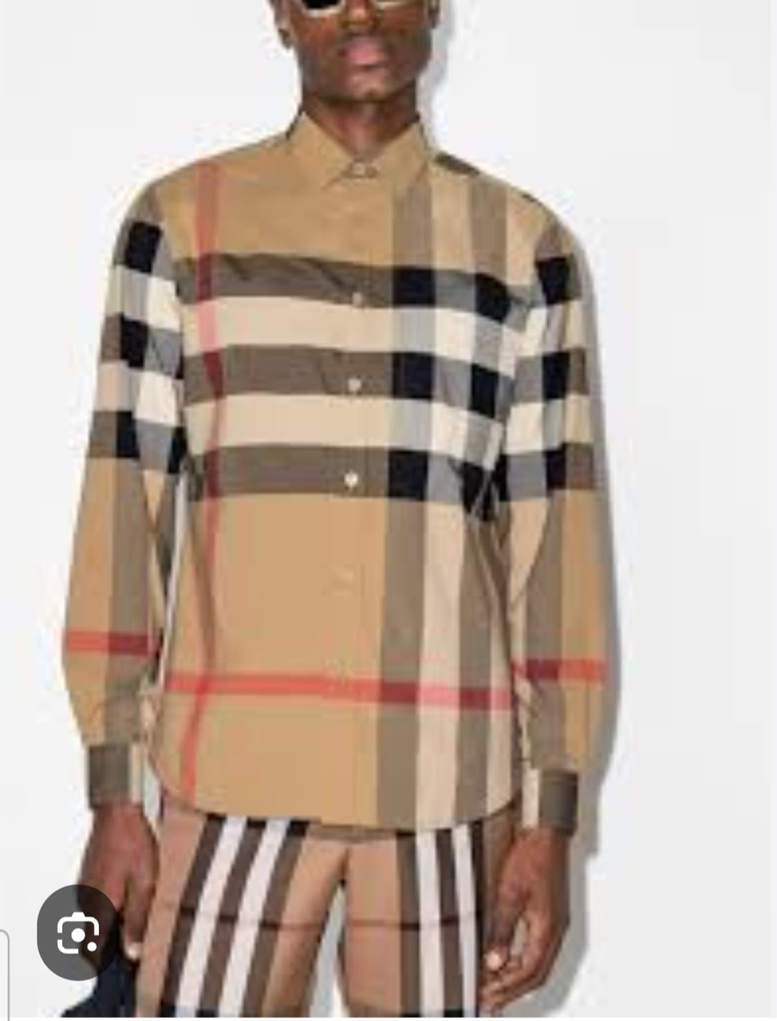 버버리 아카이브 코튼 체크셔츠 상품이미지9