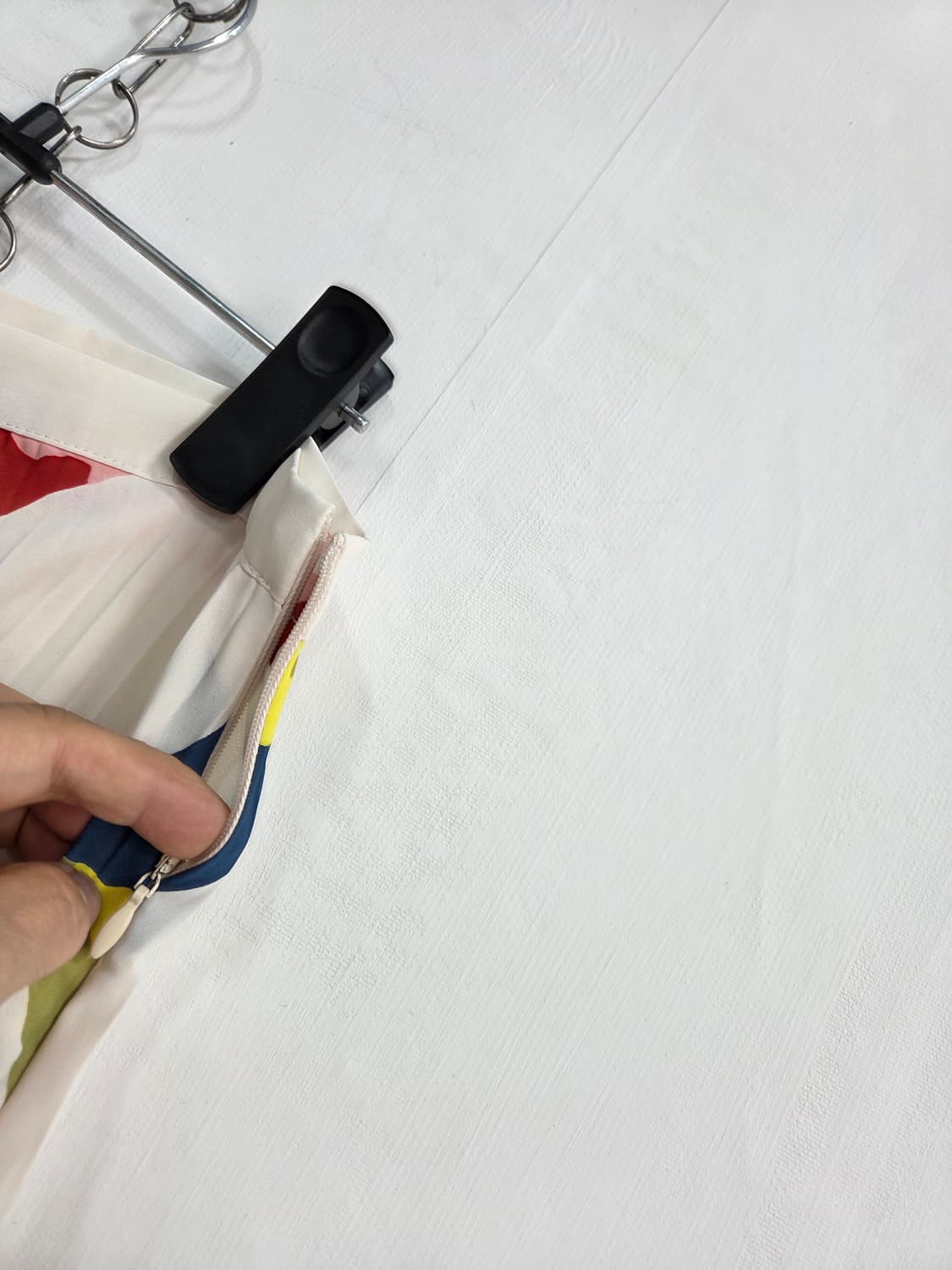 제평브라운즈 패턴 플리츠 롱 스커트 M 상품이미지3