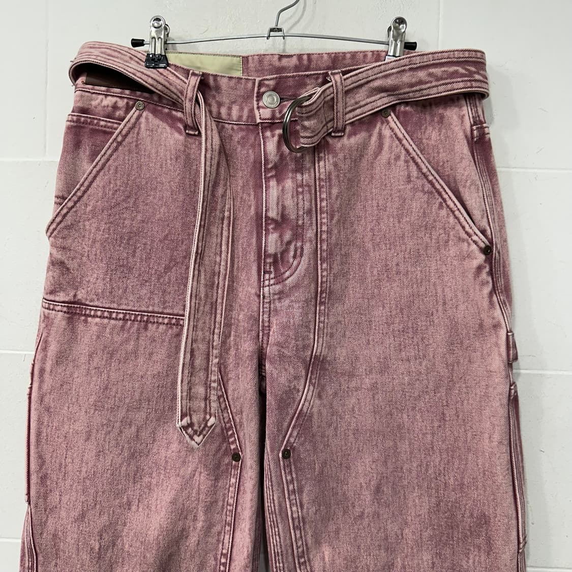 앤더슨 벨 오버다이 카펜터 데님팬츠 상품이미지2