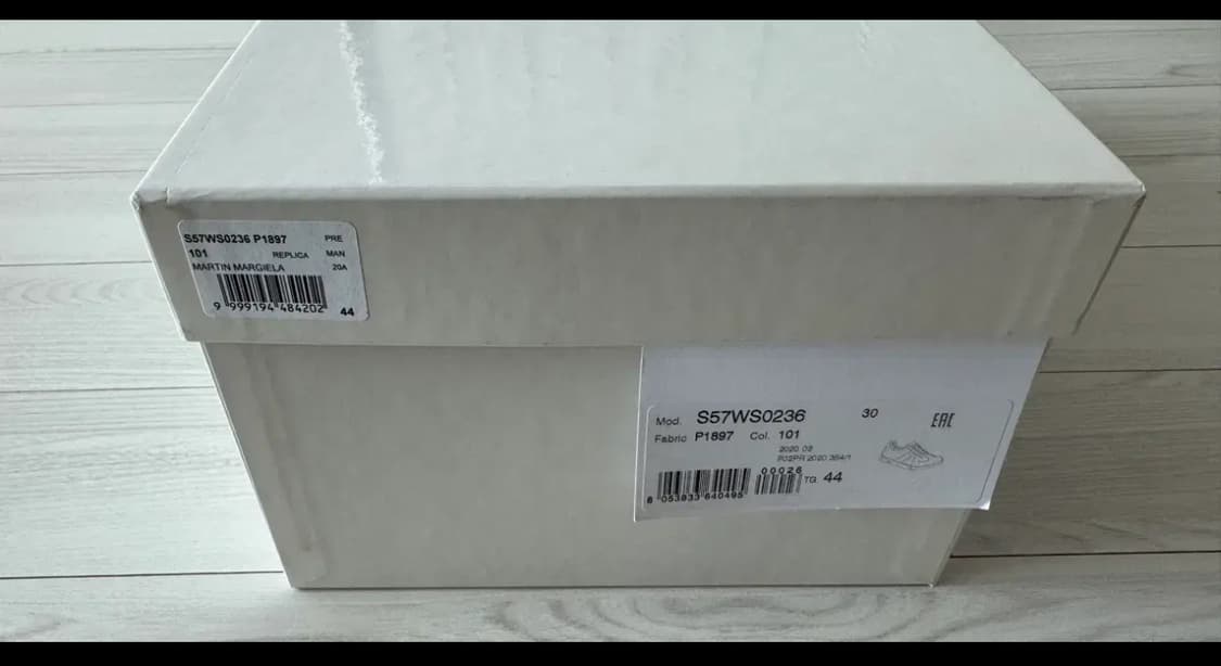 [44] 메종 마르지엘라 카프스킨 레플리카 스니커즈 독일군 화이트 상품이미지6