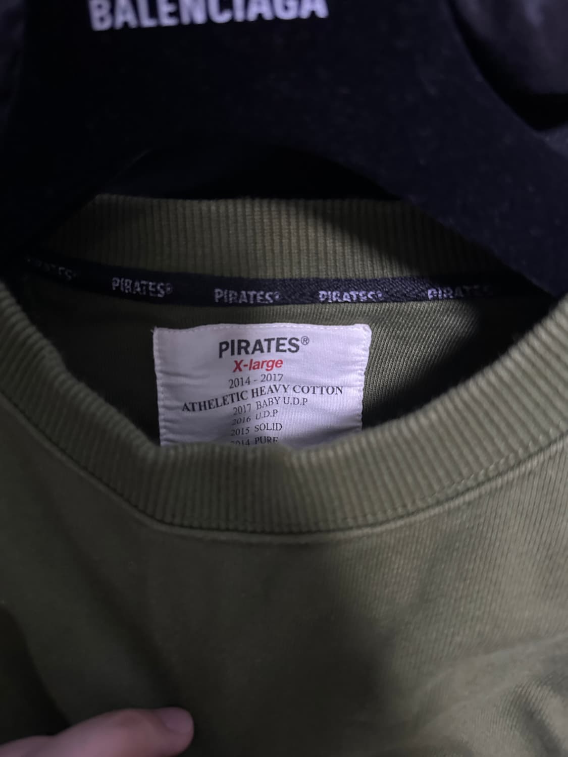 [XL] 로맨틱파이어리츠 맨투맨 카키 상품이미지3