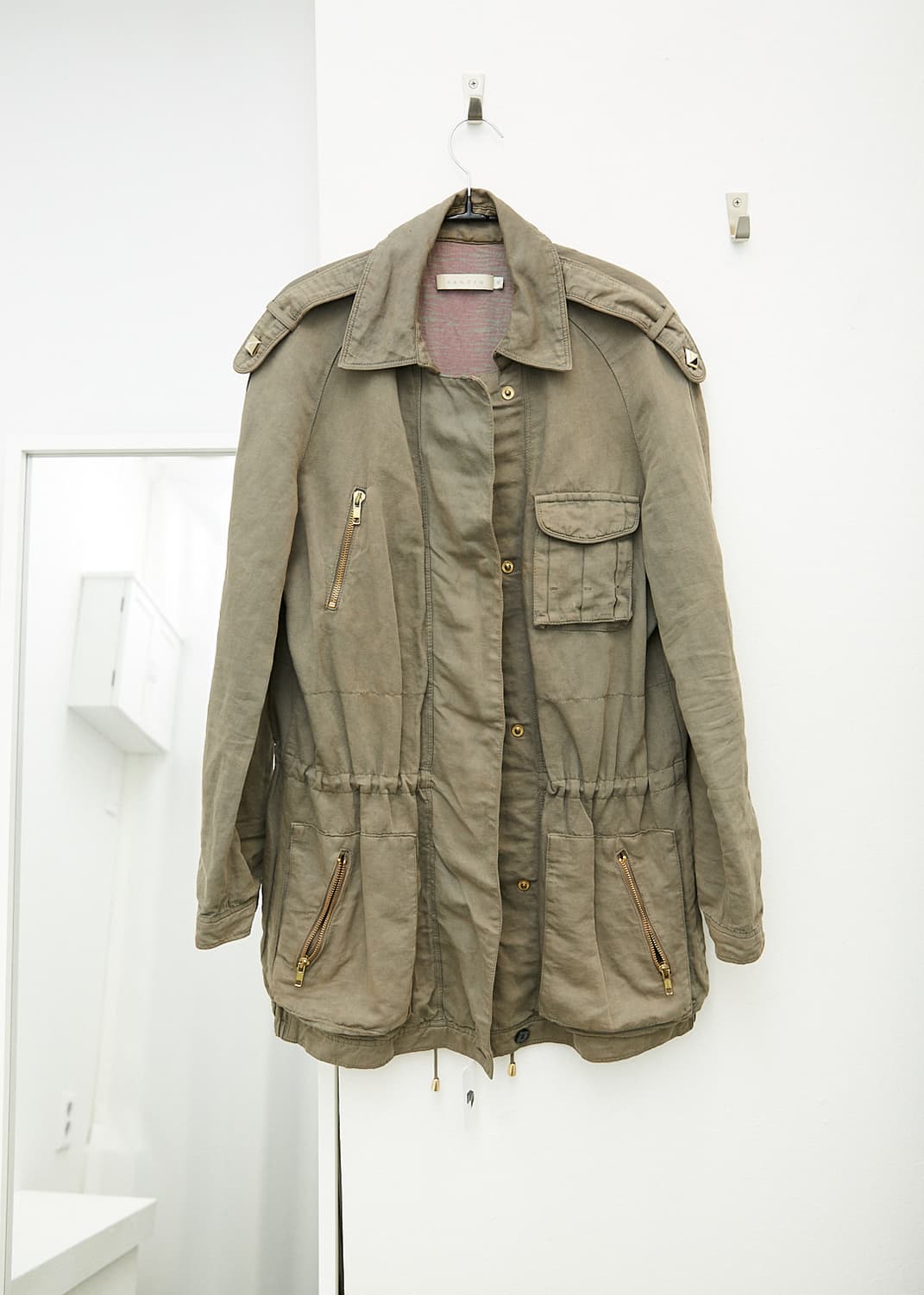 Cotton Linen Military Jacket 상품이미지2