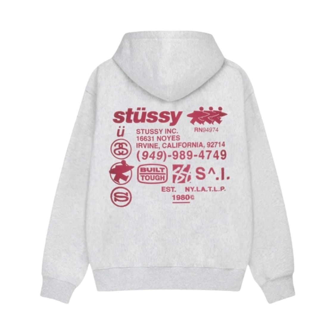 스투시 DNA 후드집업 애쉬헤더 (M) 상품이미지1