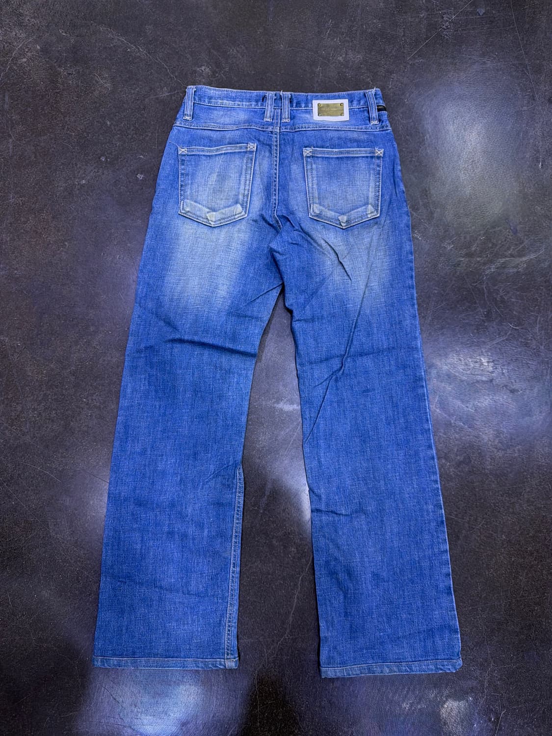 돌체앤가바나 지퍼 포인트 빈티지 워싱 스트레이트핏 데님팬츠 48 상품이미지2