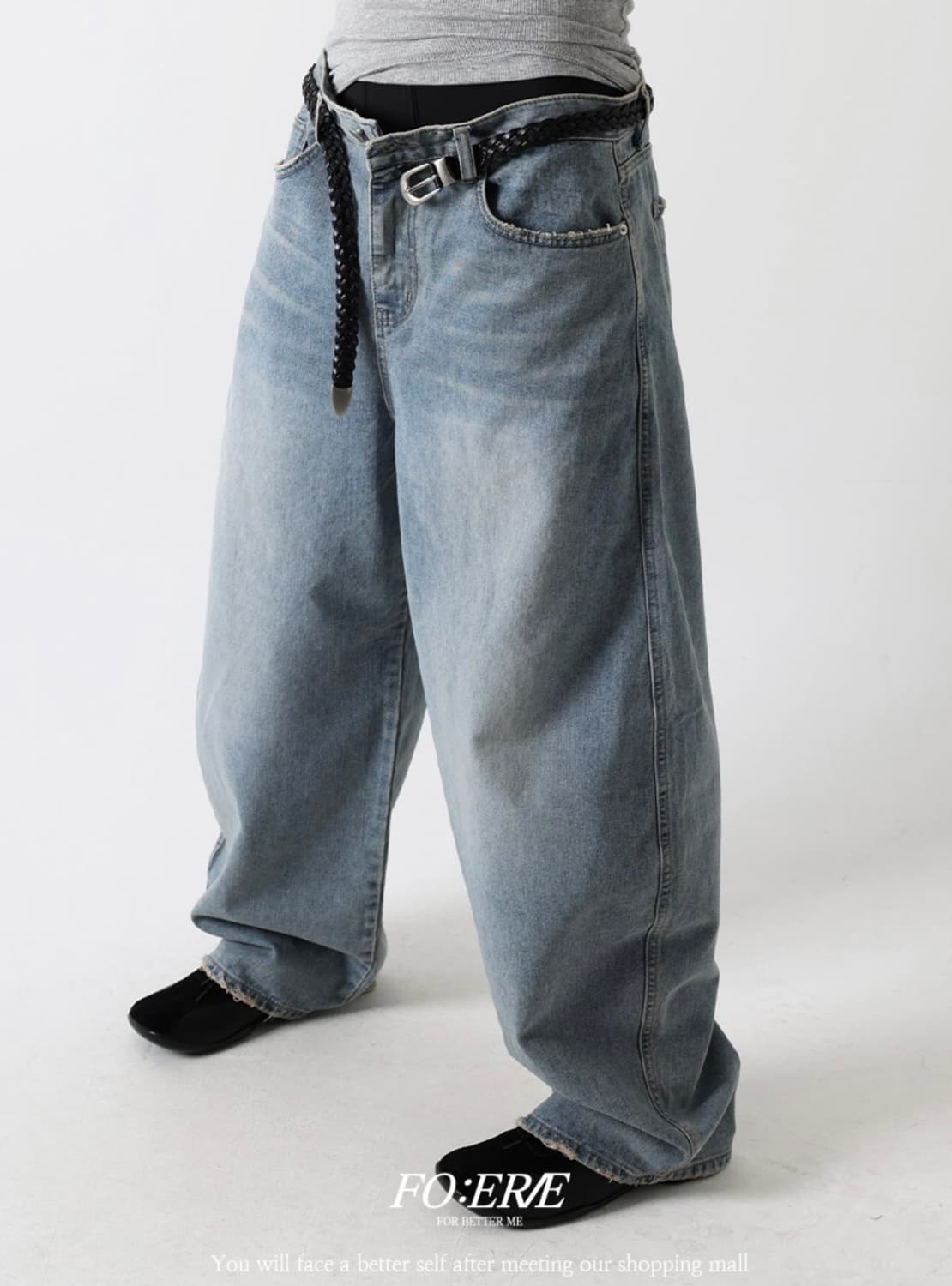 Infinity washing denim pants (lightblue) 상품이미지1