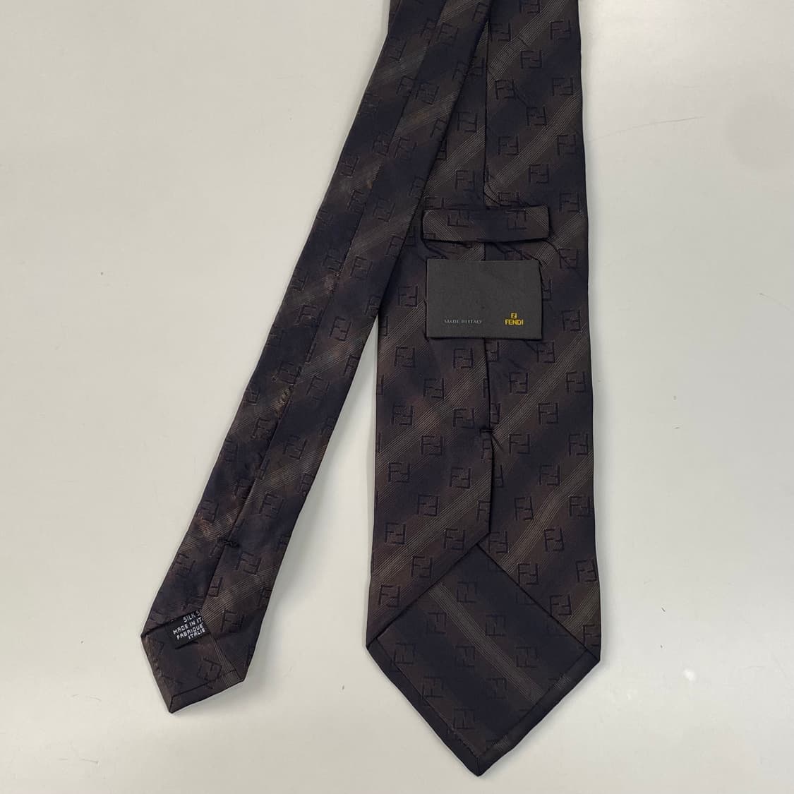 펜디 (FENDI) 모노그램 정품 명품 넥타이 상품이미지3