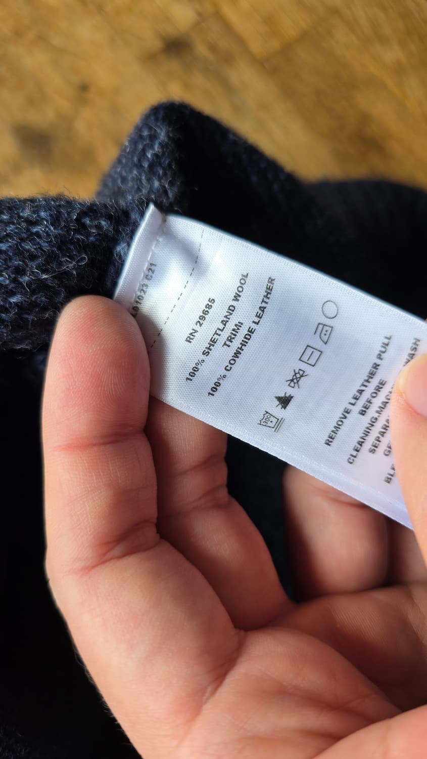 PENDLETON 펜들턴 셔틀랜드 울 집업 니트 XL ~XXL 상품이미지7