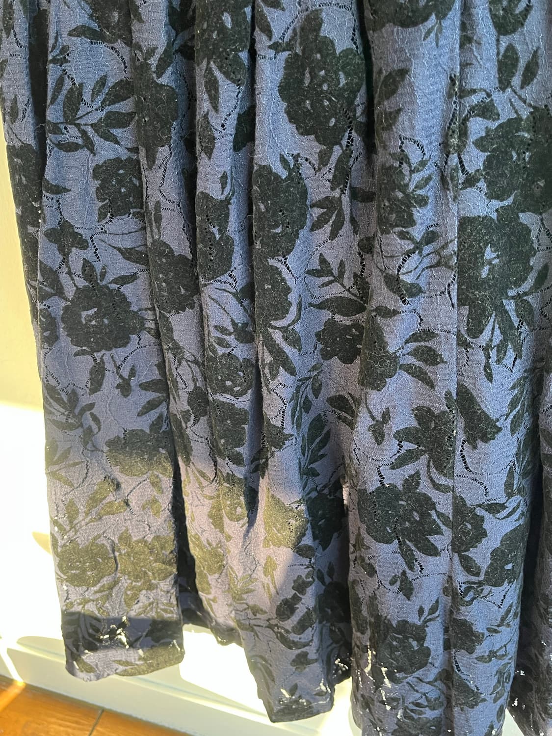 플라워 패턴 플레어 스커트 상품이미지3