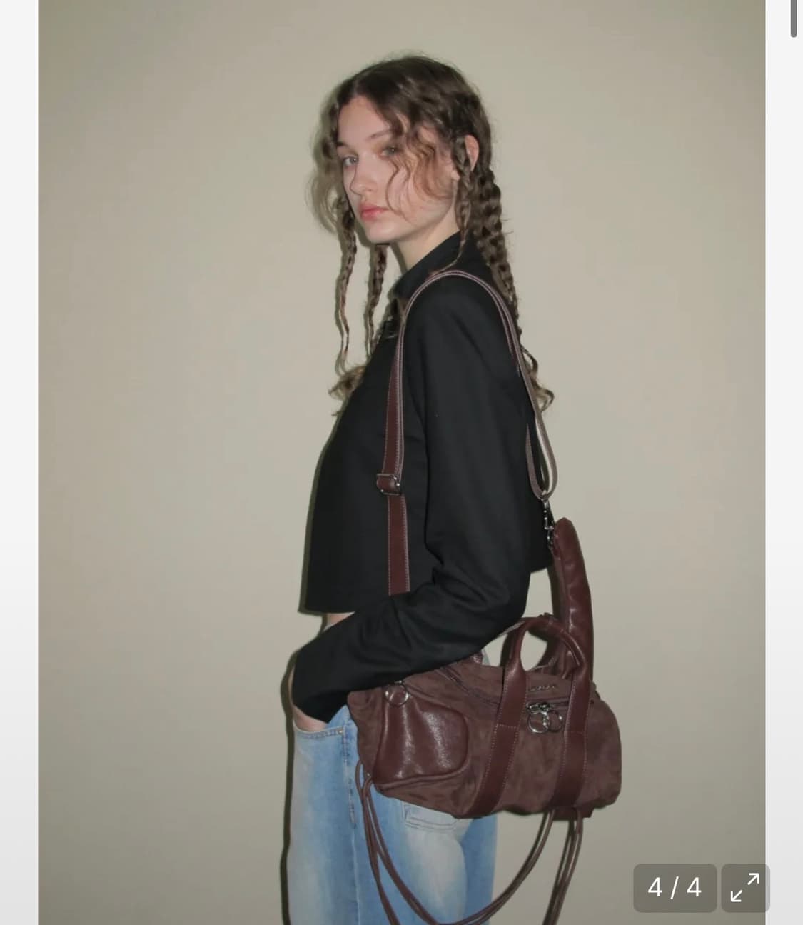 새상품)필인더블랭크 Gig 3-way Bag (brown) 브라운 백 상품이미지1