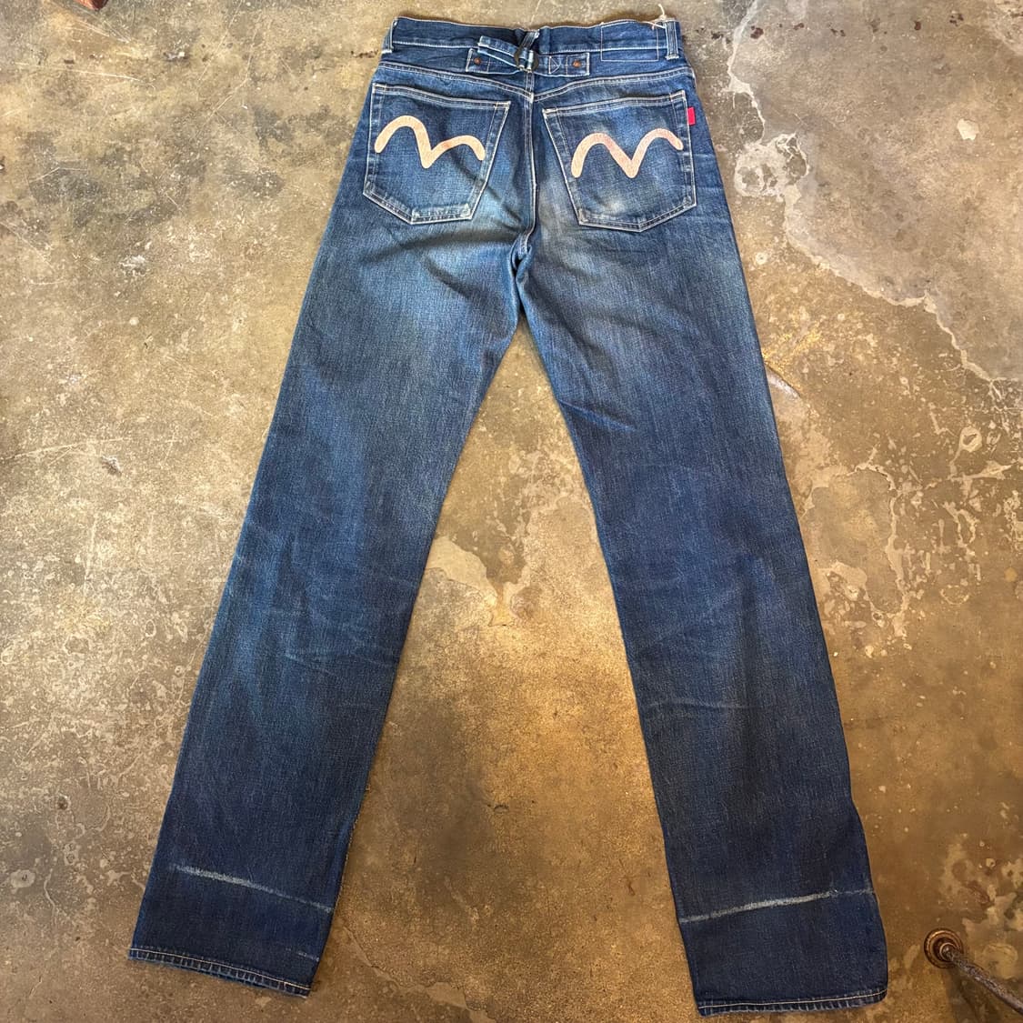 일본 에비수 신치백 셀비지 데님 팬츠 상품이미지5