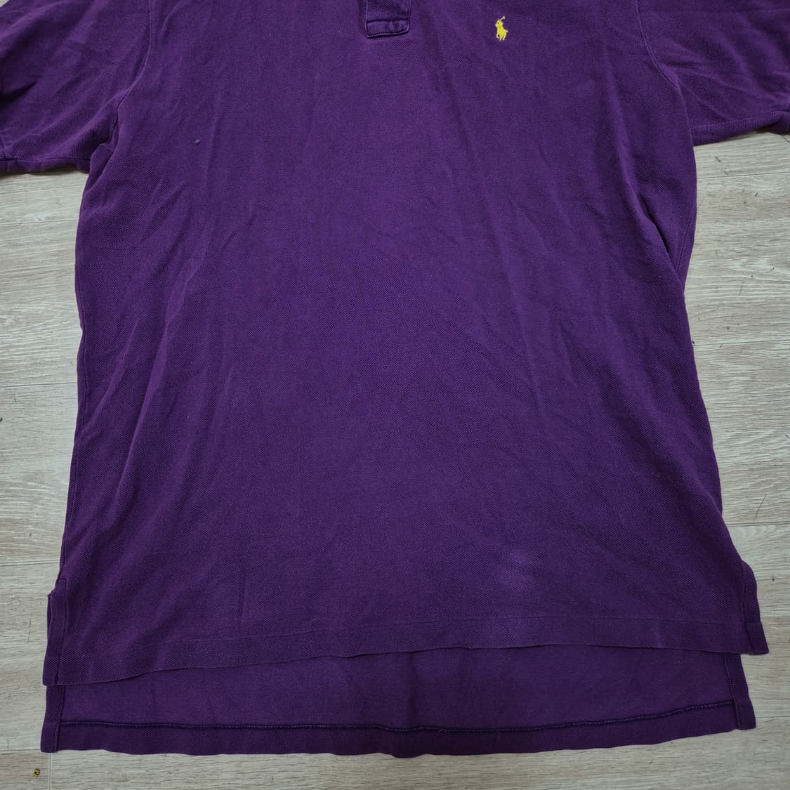 폴로 랄프로렌 퍼플 옐로우포니 PK 반팔 카라티 L(100) 상품이미지3