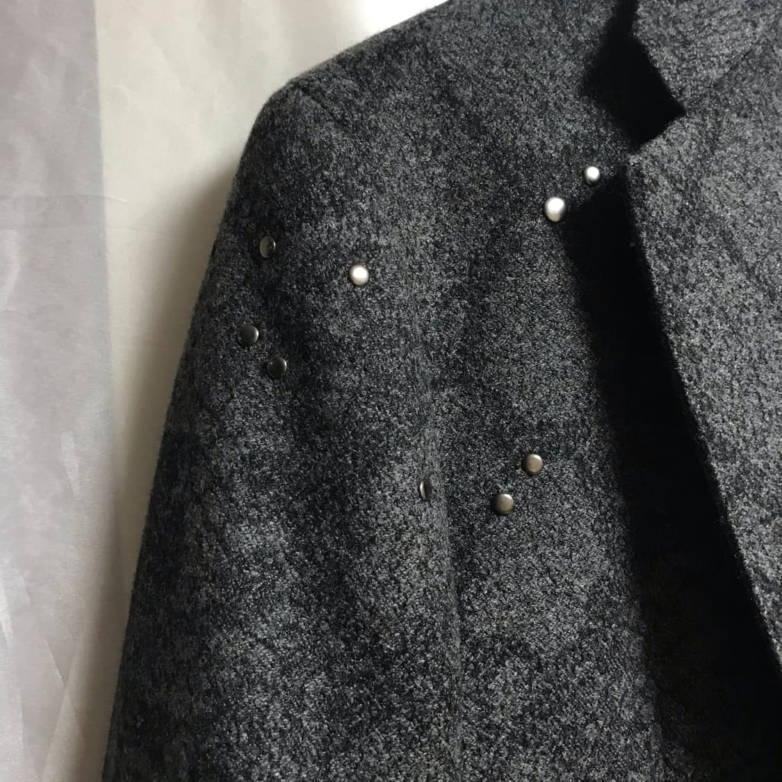 랑방 파이톤 스터드 블레이져 자켓 상품이미지2