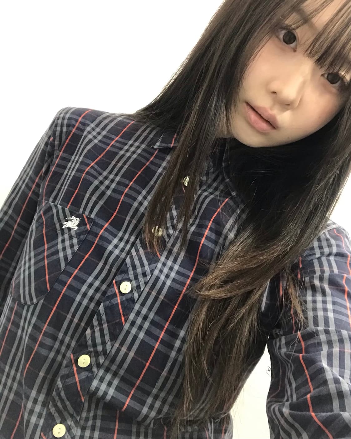 버버리 런던 스몰 로고 체크 셔츠 상품이미지2