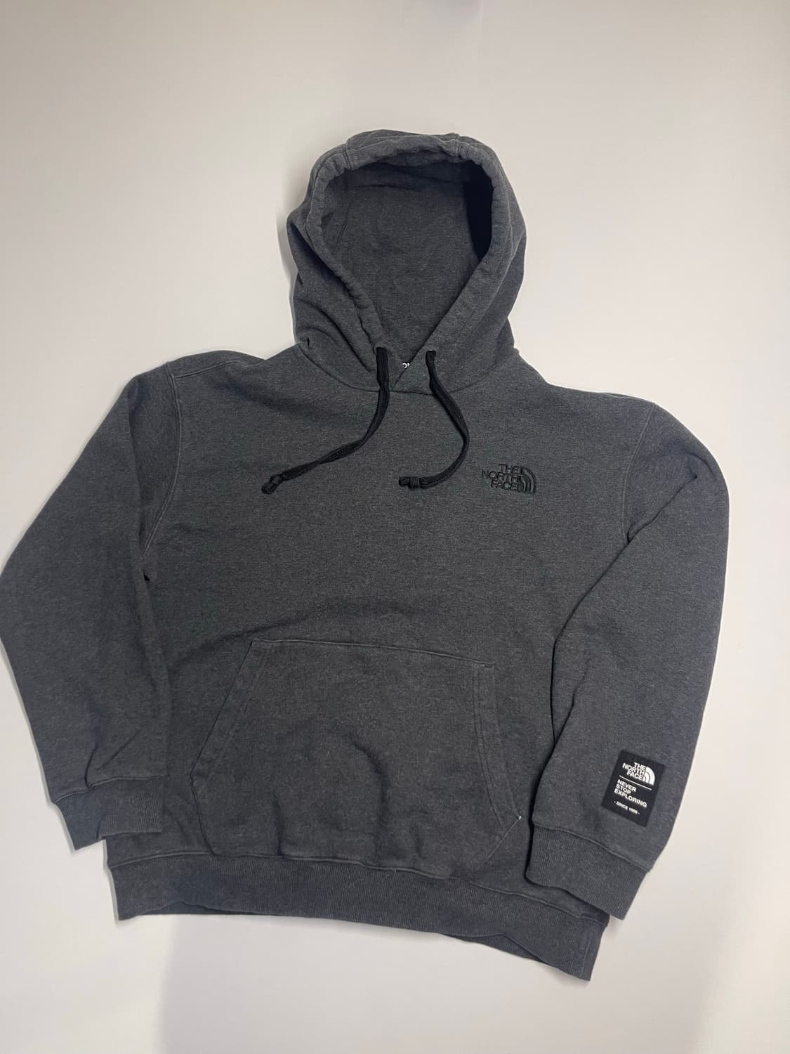 노스페이스 회색 후드티 L(100) 상품이미지2