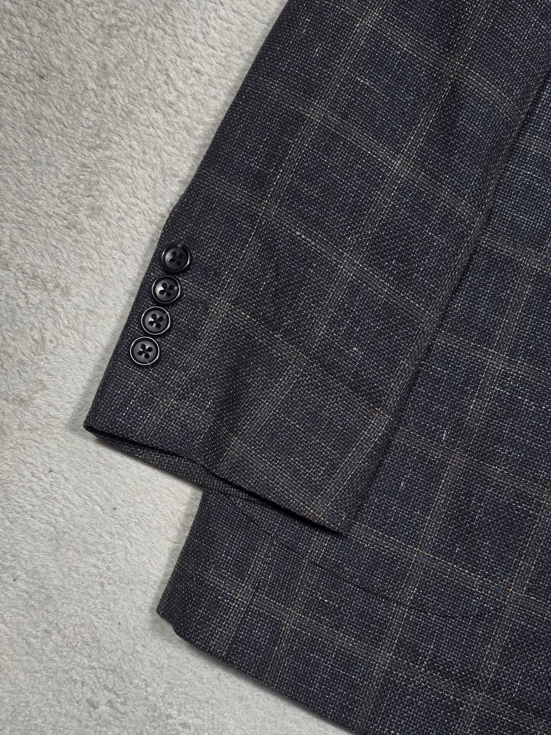 Durban 더반 울 캐시미어 혼방 체크 블레이저 자켓 100사이즈 상품이미지6