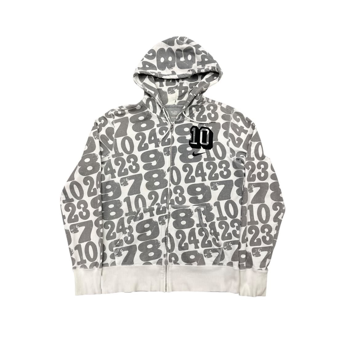 나이키 숫자 패턴 후드집업 상품이미지2