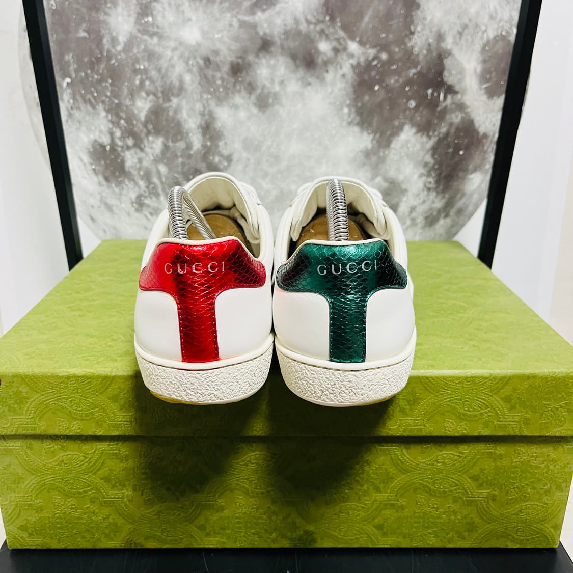  정품 5) 구찌 에이스 자수 꿀벌 스니커즈 250~255 상품이미지4