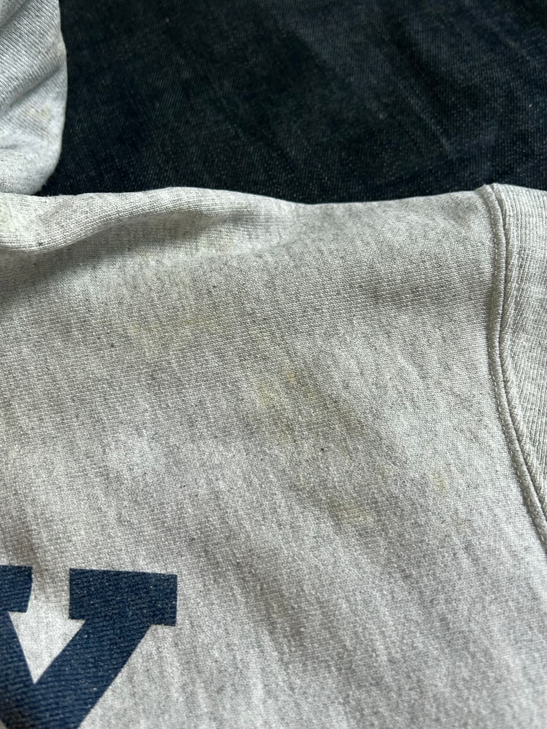 90s 챔피온 naval academy 리버스위브 후디 미국 생산 상품이미지7