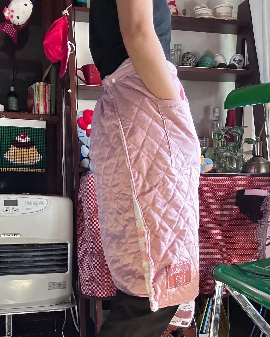 헬로 키티, 마이멜로디 3way 방한 블랭킷 스커트 상품이미지5