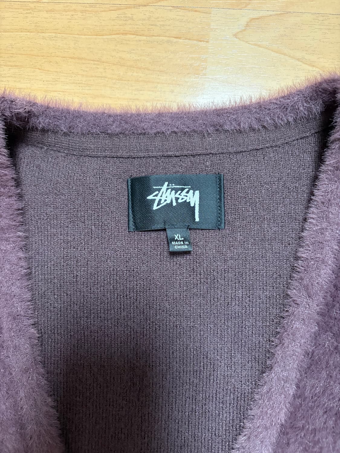 (XL)스투시 쉐기 가디건 에그플랜트 상품이미지2