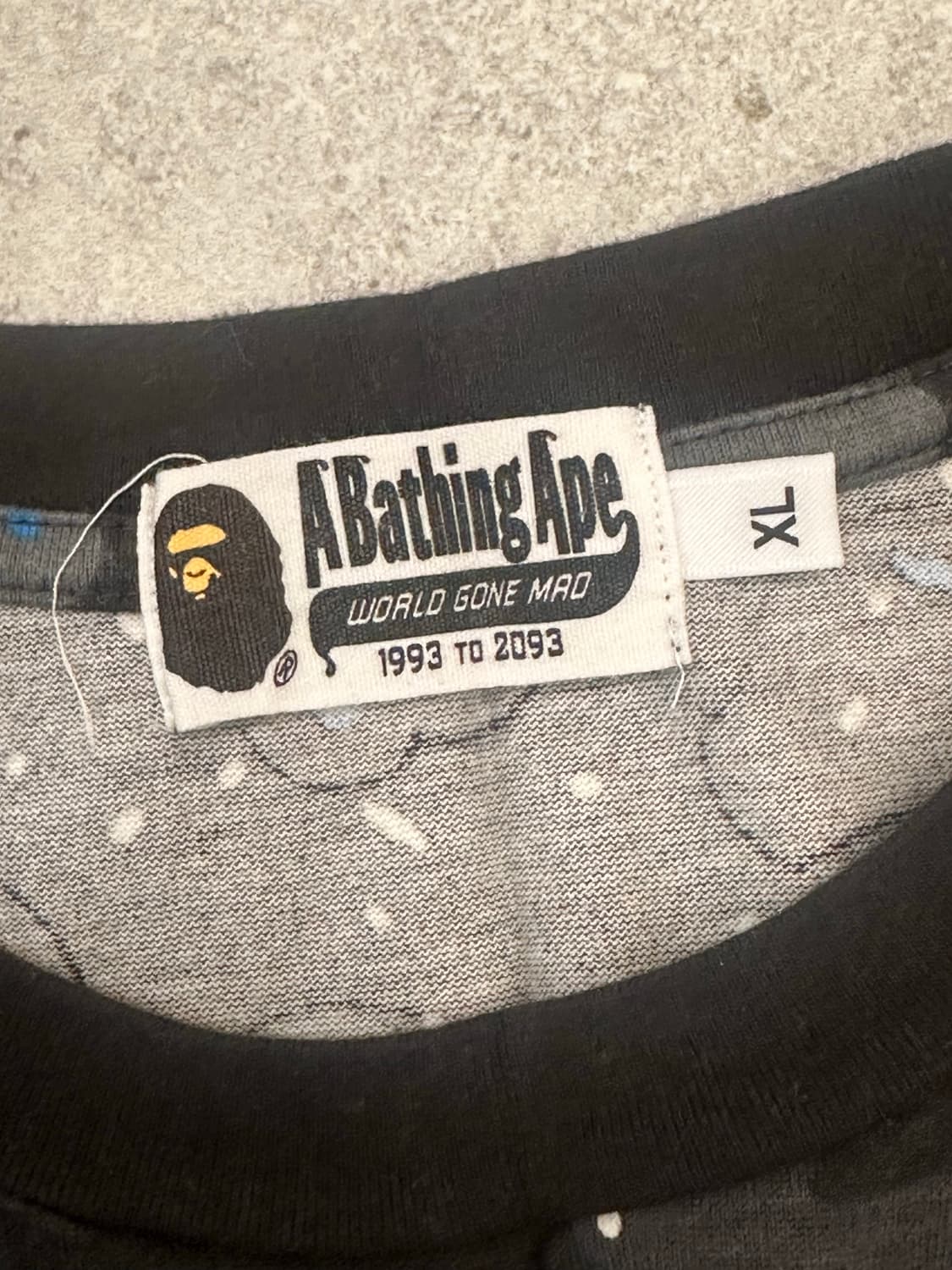 (XL) 베이프 스페이스 카모 티셔츠 상품이미지9