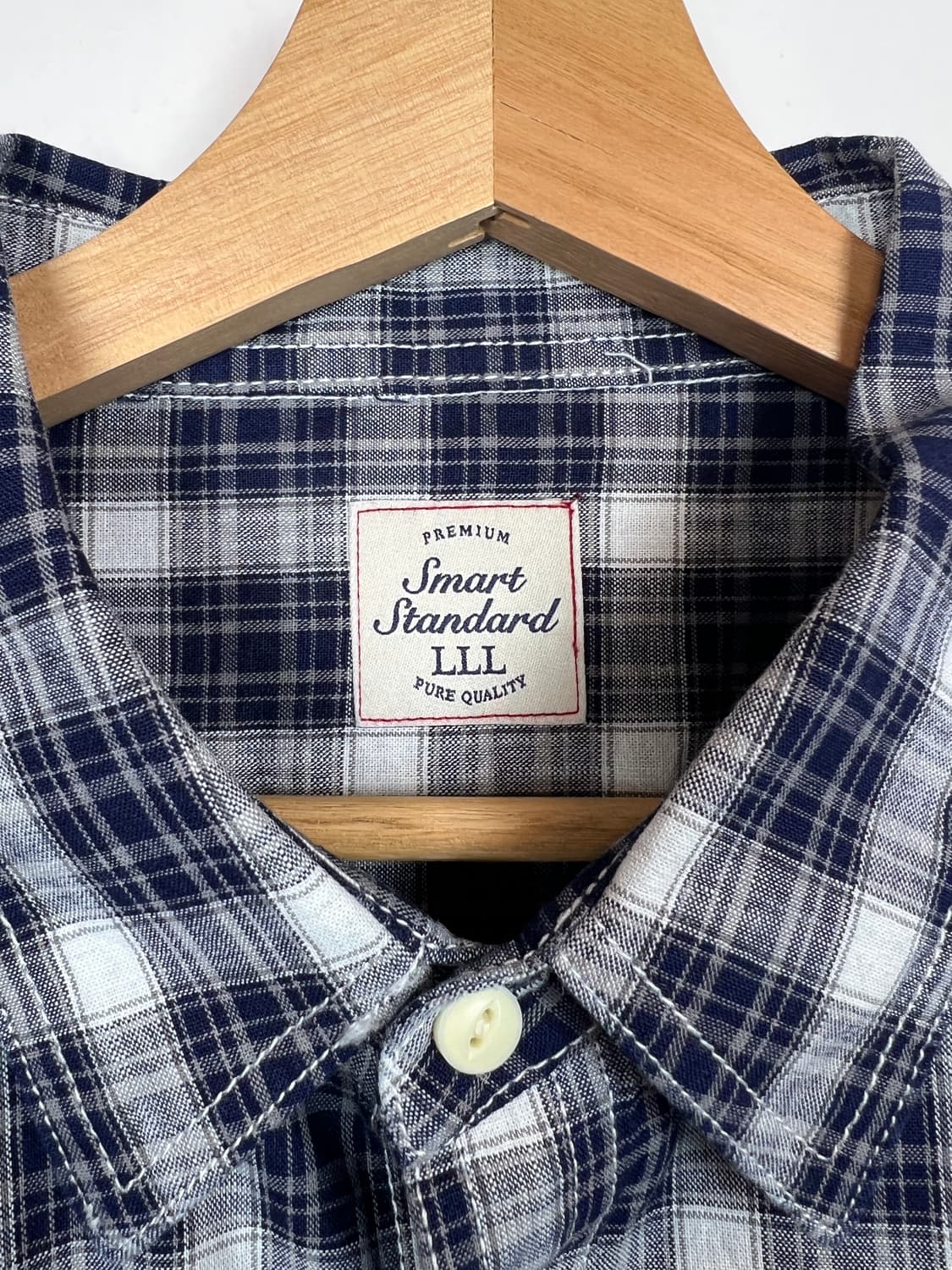 Smart Standard 체크 셔츠 LLL 상품이미지3
