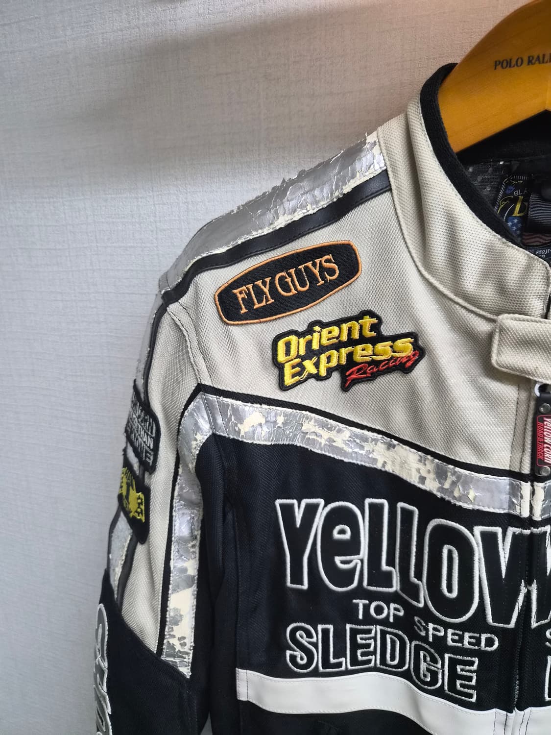 M/95) 옐로우콘 슬래지 해머 모터사이클 레이싱 자켓 팝니다 상품이미지3