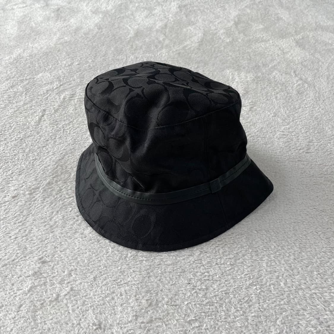 코치 여성 벙거지 버킷햇 모자 블랙 상품이미지2