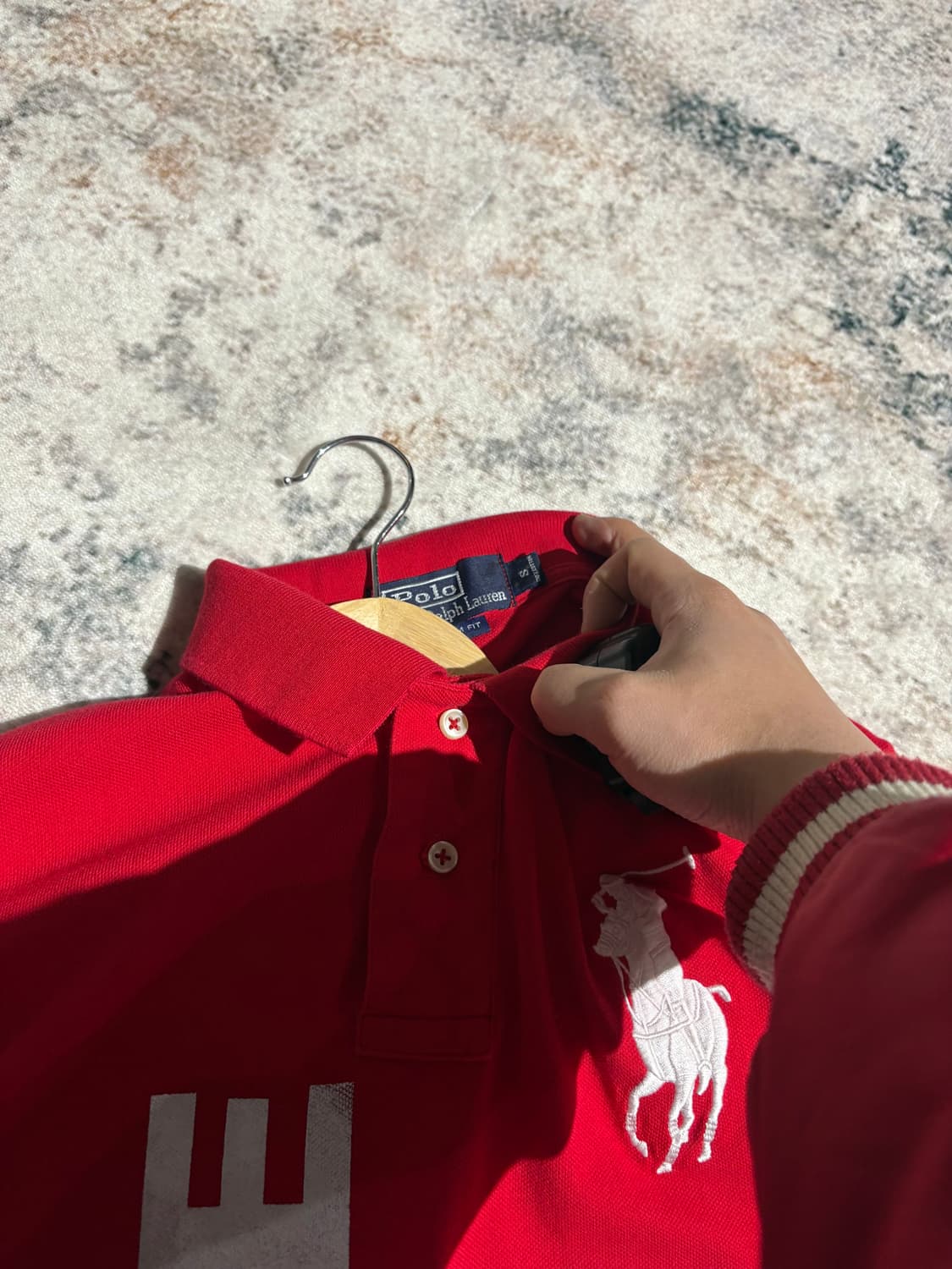 폴로 빅포니 LA HAINE 커스텀 카라 슬리브 상품이미지3