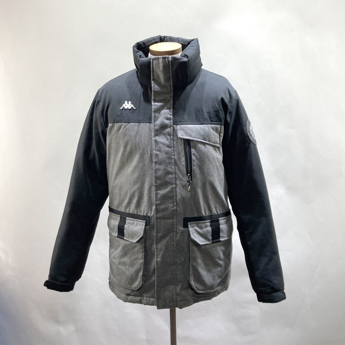 카파 남성덕다운패딩집업자켓 그레이 M 상품이미지1