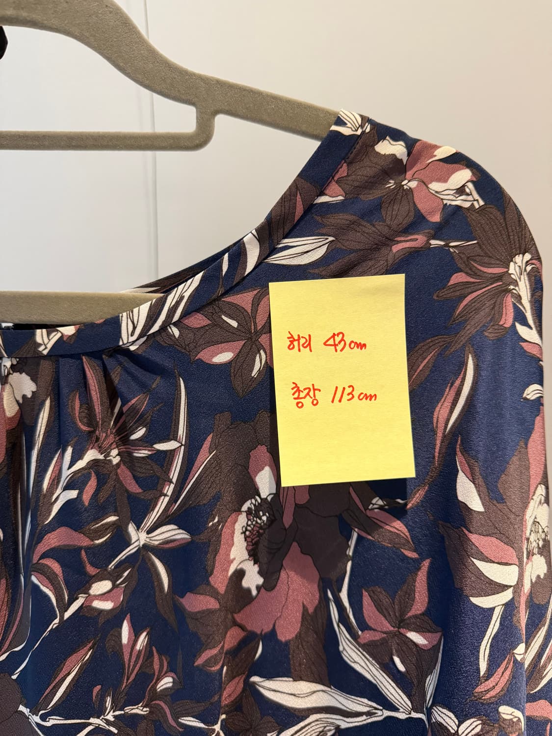 S MaxMara  롱 원피스 네이비 상품이미지10