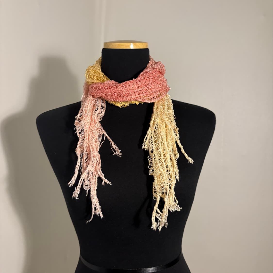 보헤미안 모리 데미지 그물 그라데이션 머플러 스카프 숄 상품이미지2