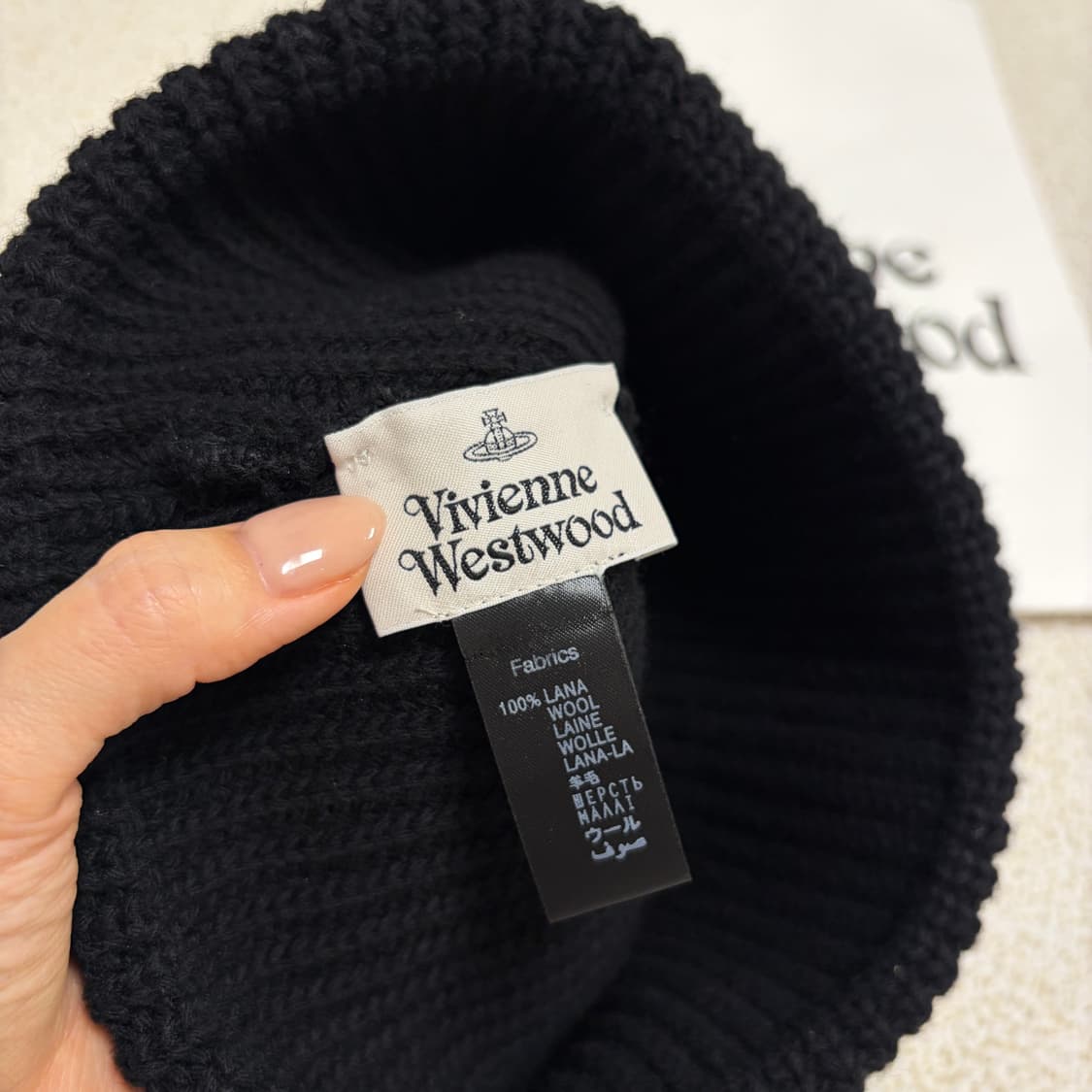 비비안웨스트우드 스포티 울 니트 비니 상품이미지4
