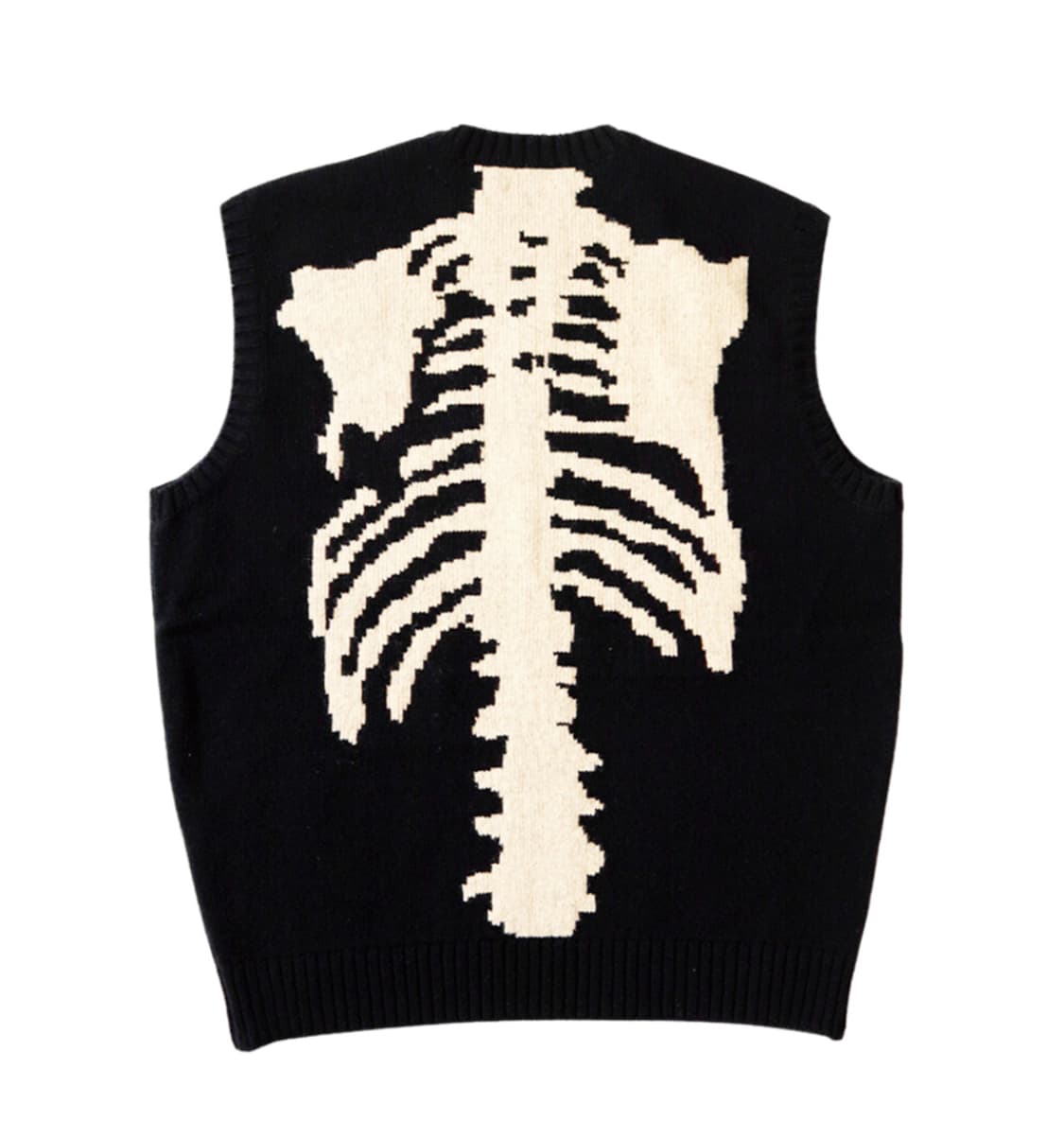 [3] 캐피탈 5G 울 본 베스트 블랙  상품이미지1