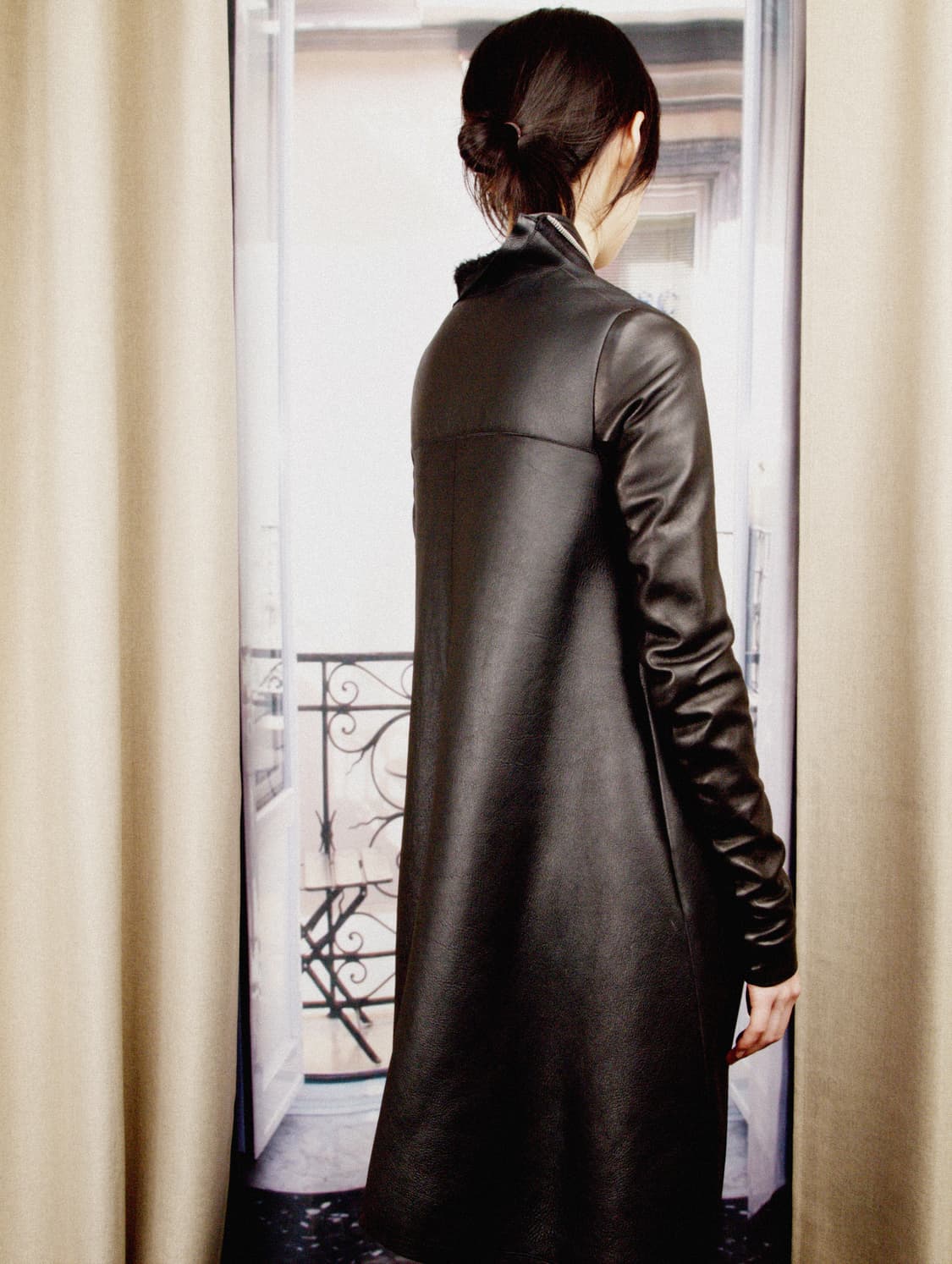 Lamb Mouton Leather Jacket 상품이미지4