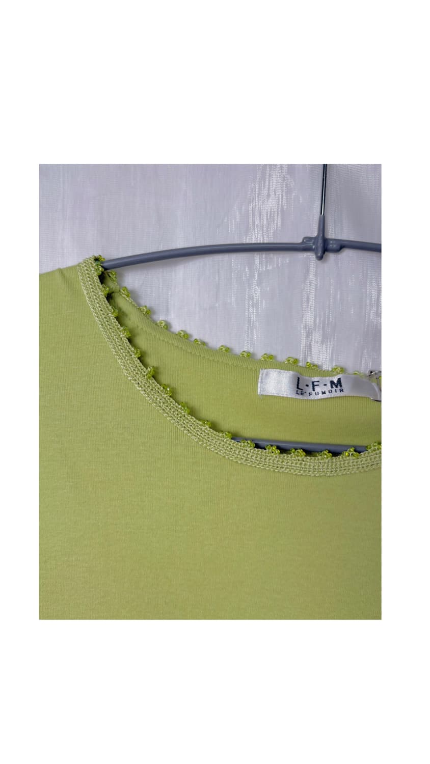 Lime Bead-Trimmed Sleeveless 상품이미지6