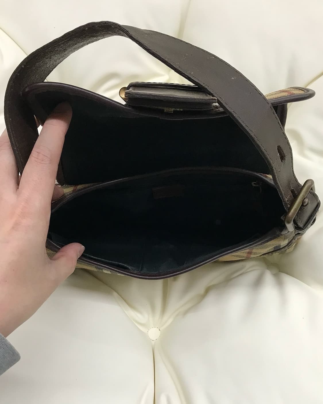 버버리 노바체크 버클 숄더백 가방 상품이미지6