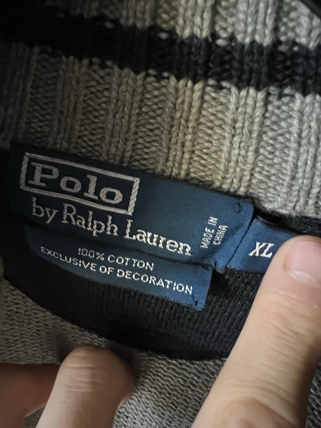 폴로 빅포니 면집업 XL 상품이미지8