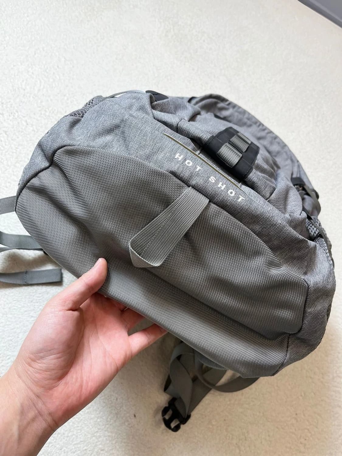 노스페이스 핫샷 그레이 배색 백팩 Q1279 상품이미지6