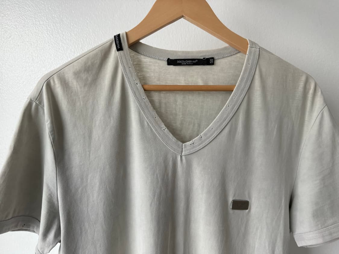 00s Dolce&Gabbana plate destroyed tee 상품이미지9