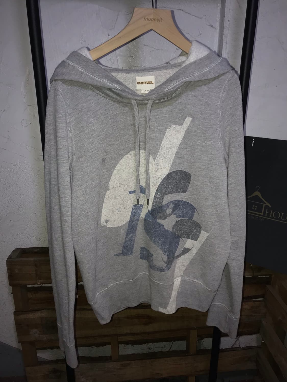 Diesel Grey Hoodie 상품이미지5