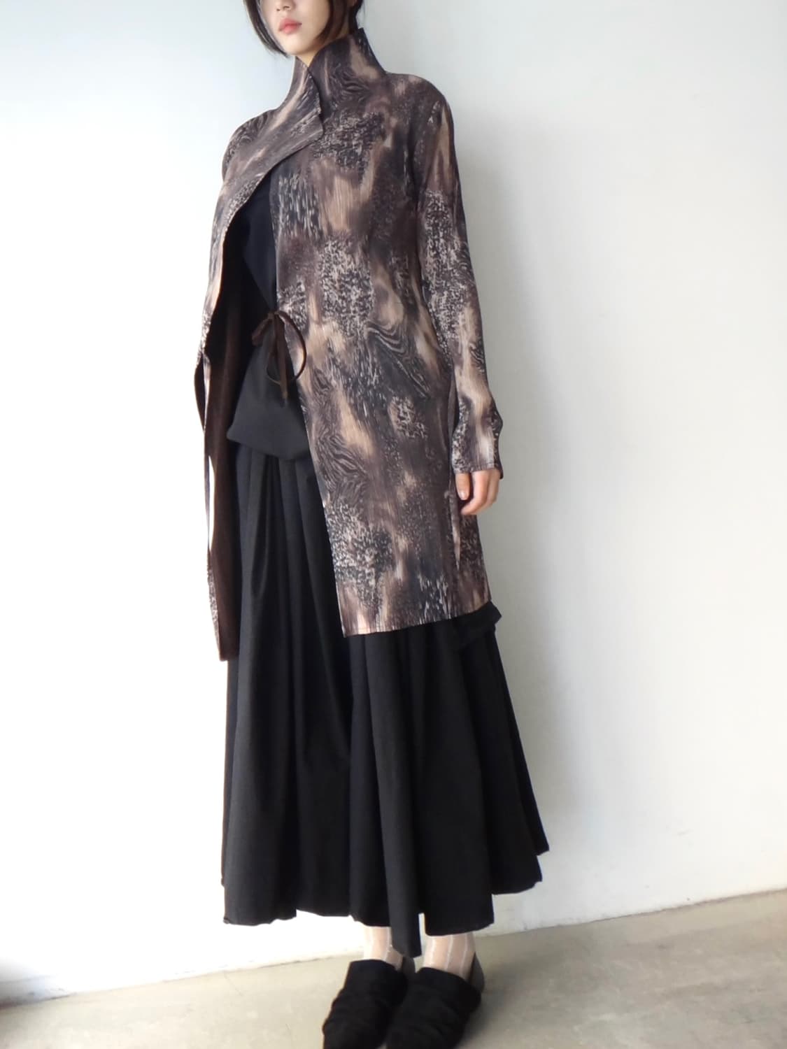 Fury pleats strap ops & top / moca brown 상품이미지3