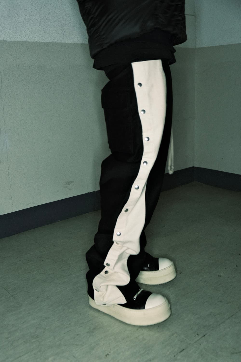 릭오웬스 다크쉐도우 배색 푸셔 팬츠 상품이미지7