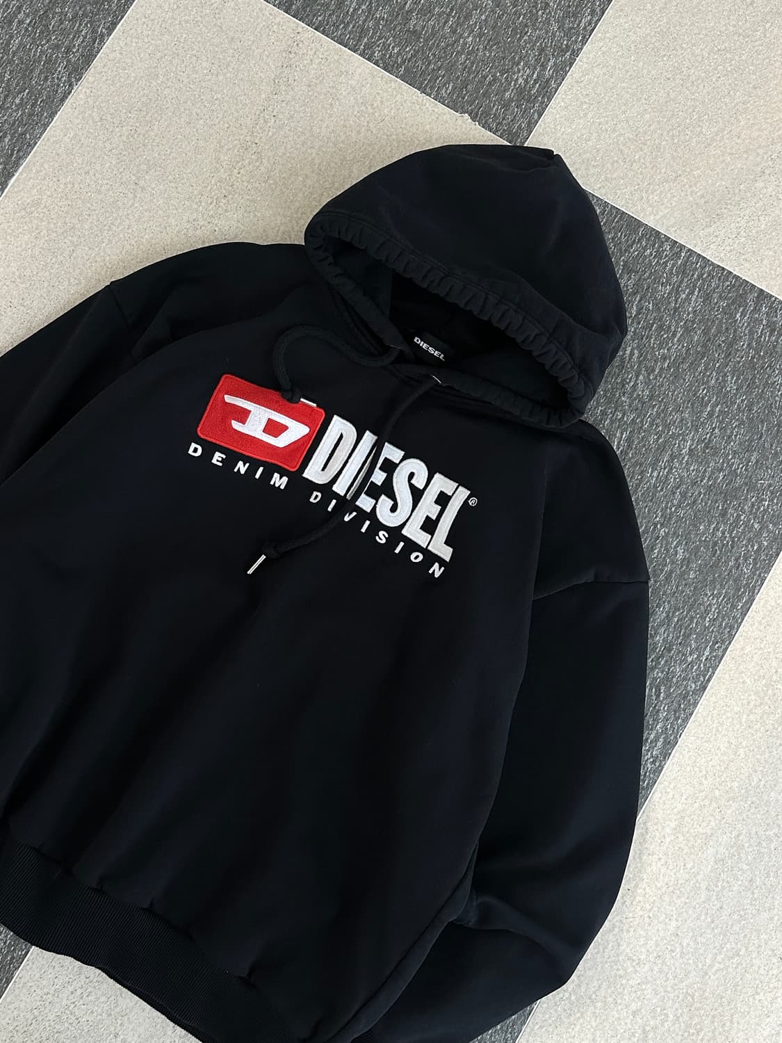 디젤 S 박스트 DIV 후드 티셔츠  상품이미지2