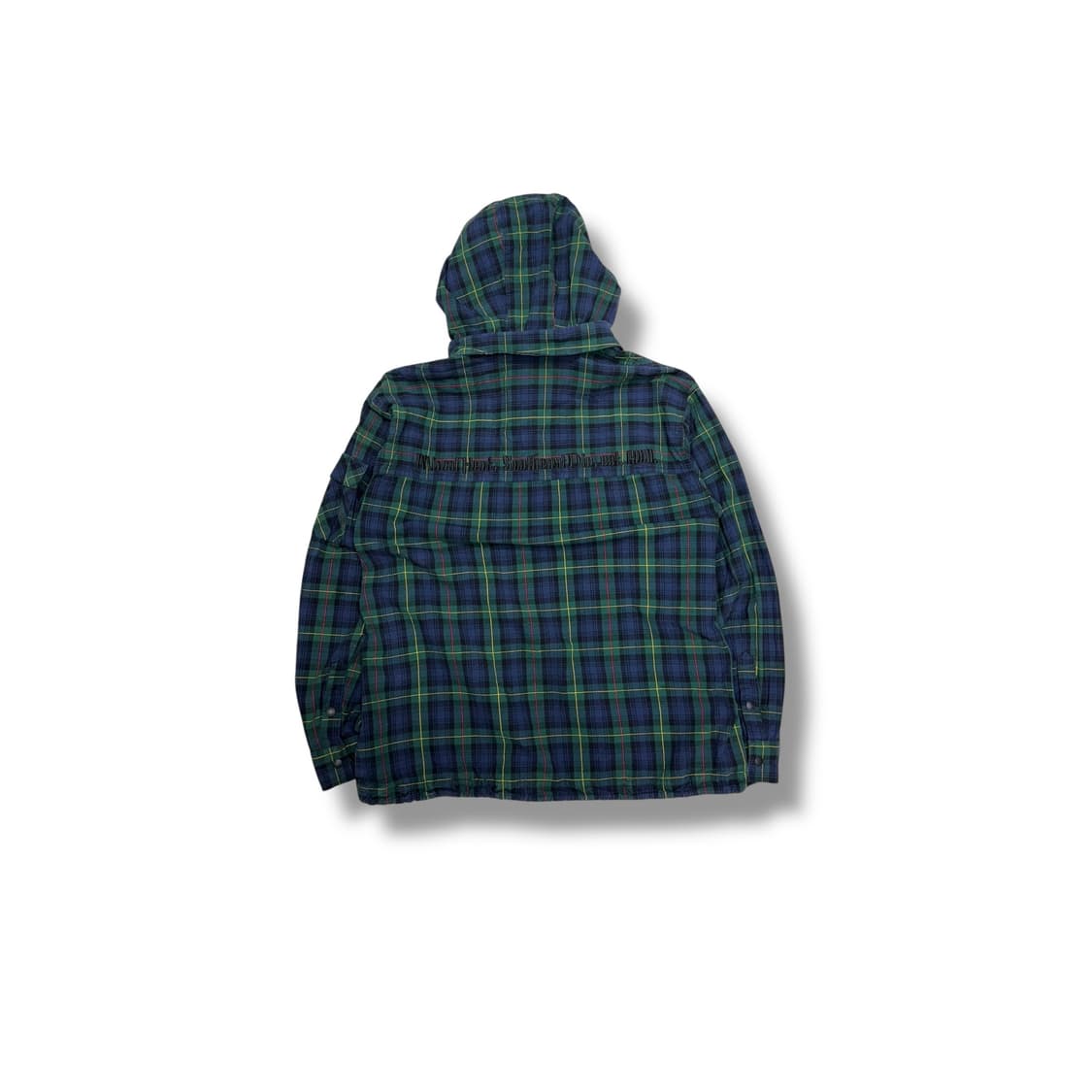 [M] NBA 그린 타탄체크 후드 셔츠  상품이미지4