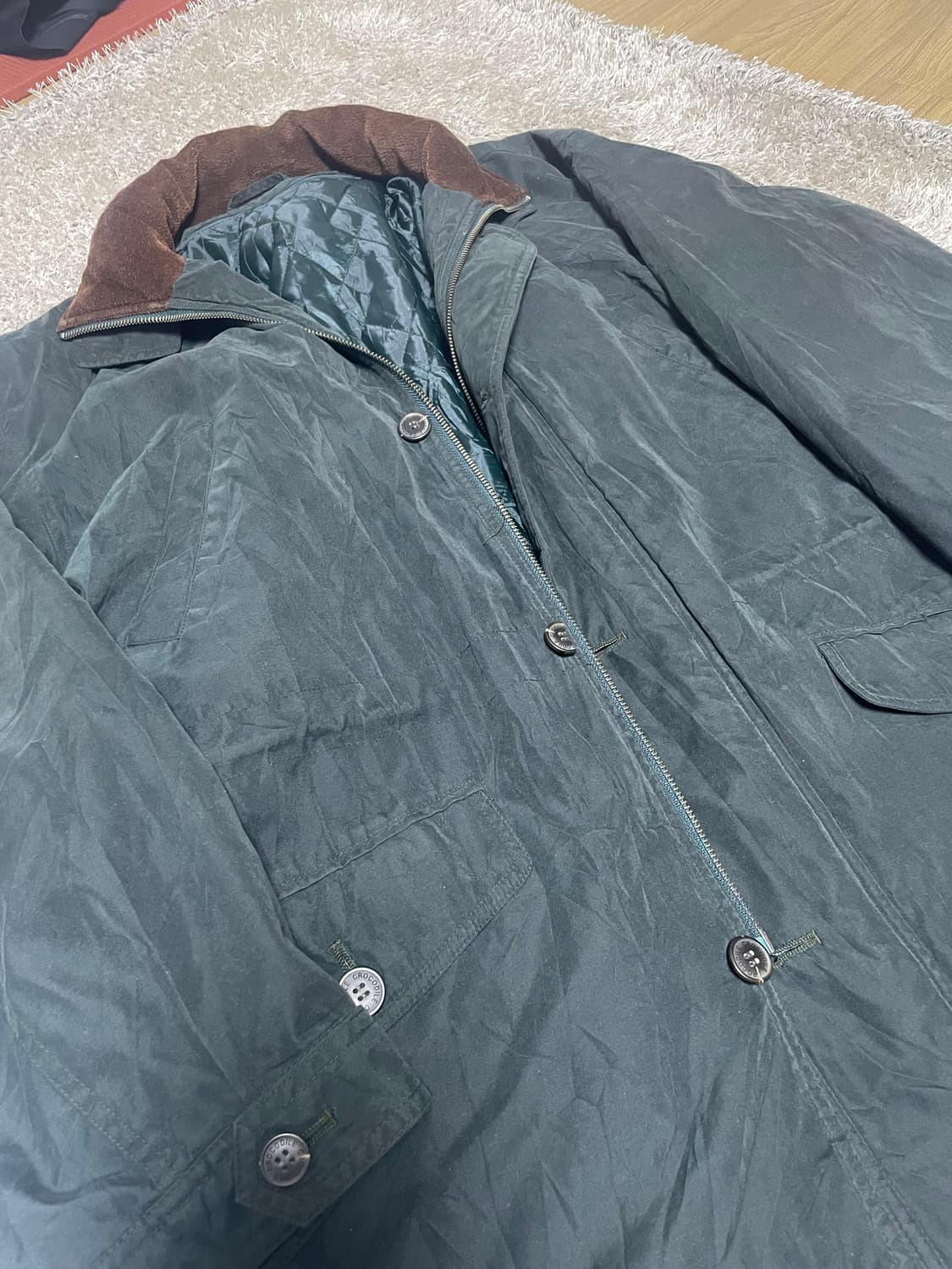 일본판 크로커다일 헌팅 누빔자켓 사이즈 105~110 상품이미지2