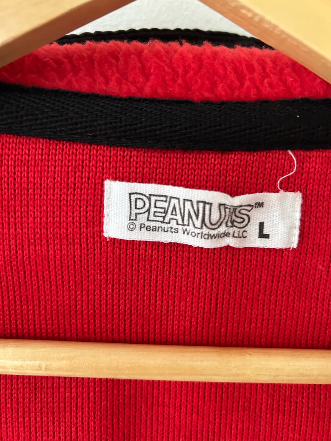 Vtg Peanuts Fleece Hoodie jacket. 상품이미지5